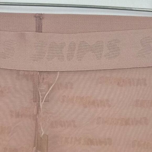 SKIMS SUMMER MESH LOGO FLOCKED LOUNGE PANTS NWT - Picture 4 of 9